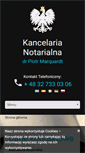 Mobile Screenshot of notariusz-katowice.eu